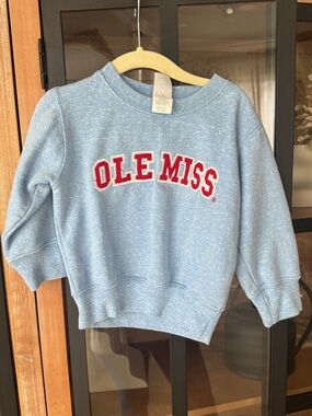 Ole Miss toddler crewneck Varsity letters parches unisex university Mississippi